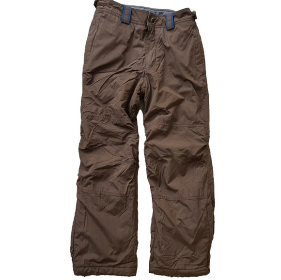 Gap Size 10 Years, Big Boy, Adjustable Waist Brown Snow Pants, GUC - Picture 1 of 4
